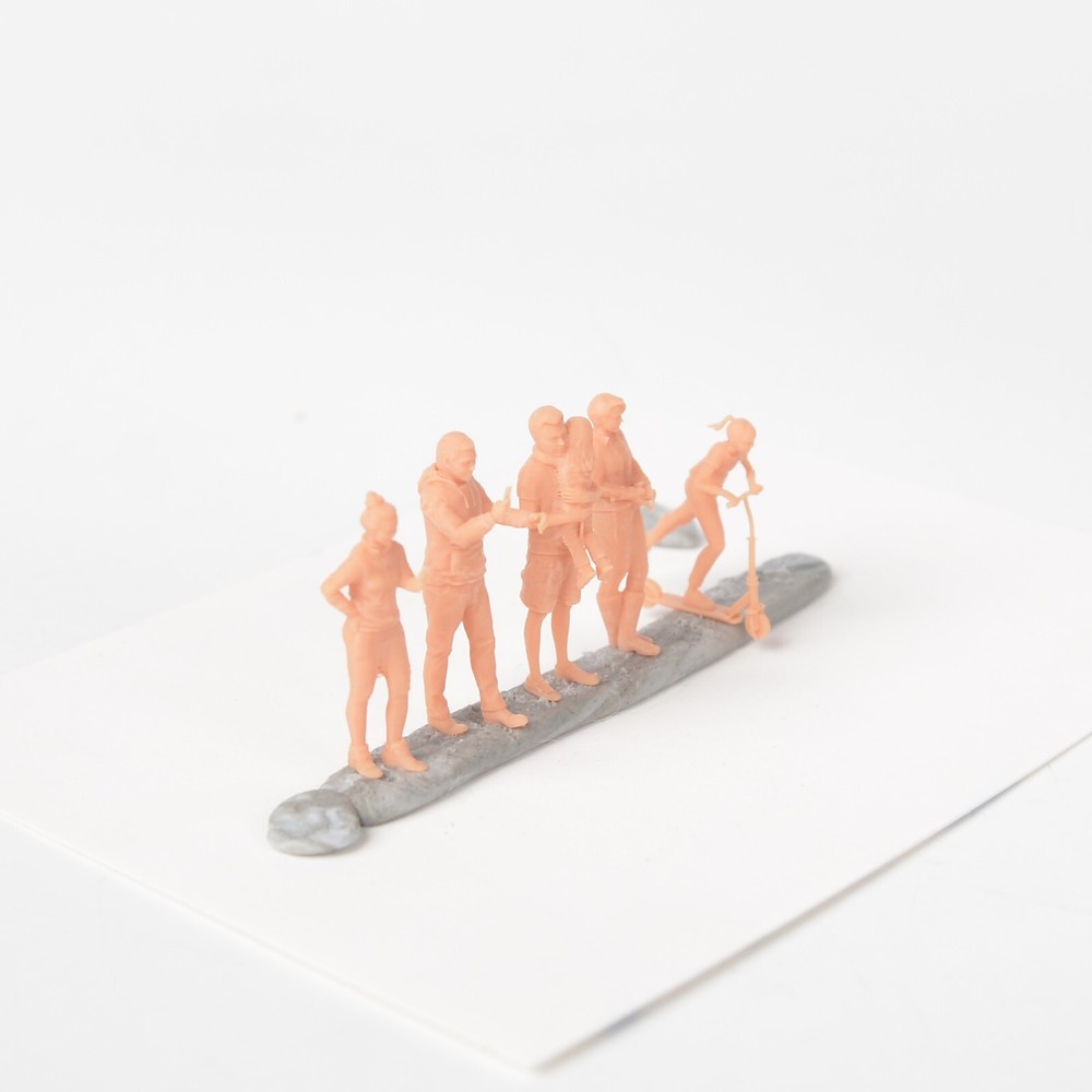 LaoYao 1:48 Miniature Character Model Multi pose Figures