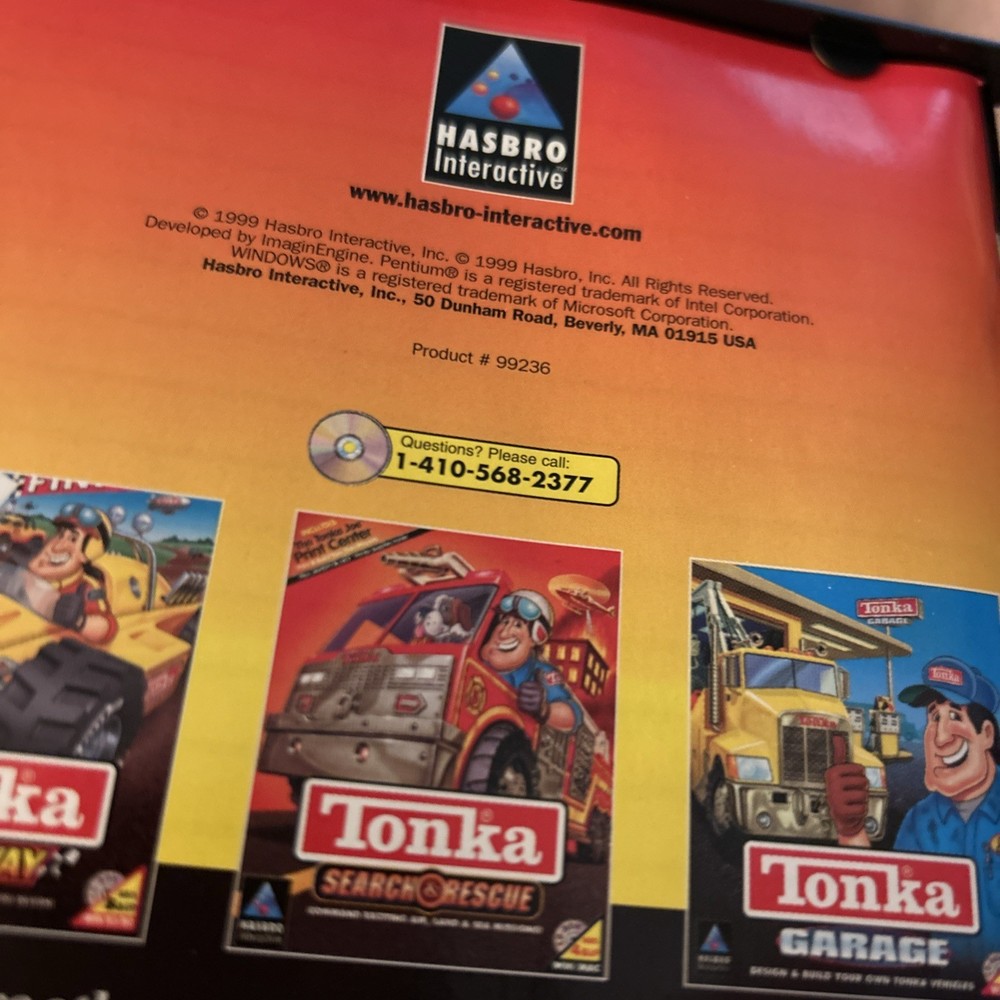 Tonka Construction 2 (PC, 1999) Windows 95/98 Used