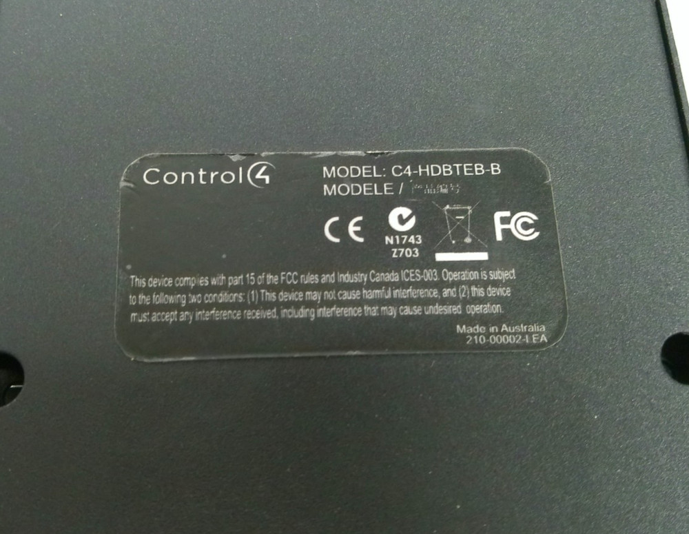Control 4 C4-HDBTEB-B HDBaseT Receiver