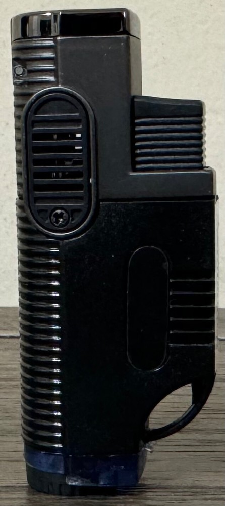Ripple 3 Flame Torch Cigar Lighter - Gunmetal