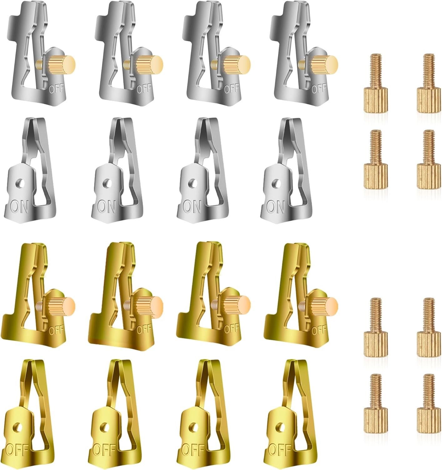 Pool Timer On Off Clips t104r for Intermatic 156T1978A, Time Silver, Gold