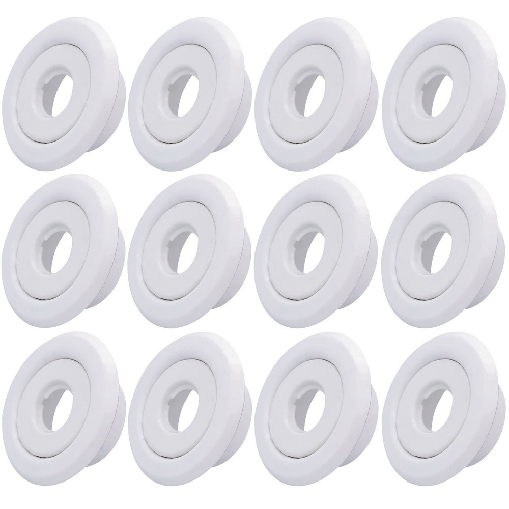 12 Pack 1/2" IPS Fire Sprinkler Escutcheons 3/4" Adjustable Head Covers NEW
