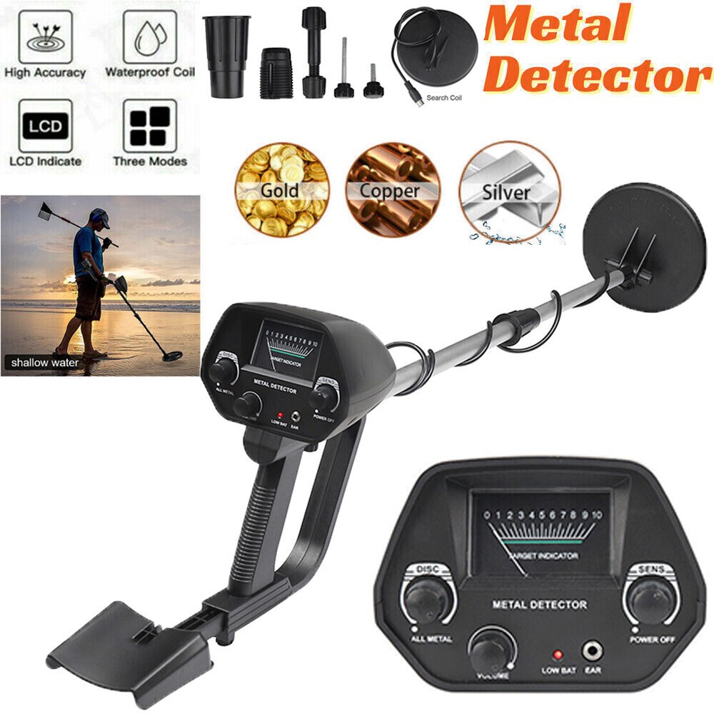 Underground Metal Detector Gold Digger Hunter Deep Sensitive Waterproof Coil