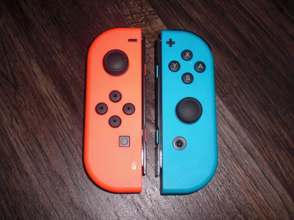 OEM Nintendo Switch Joy Con Pair Blue Red AUTHENTIC L R Left Right Controller
