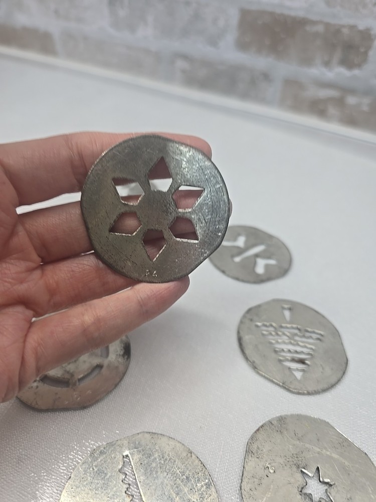 *VINTAGE* 11 Mirro Cookie Press Spare Replacement Discs **READ***