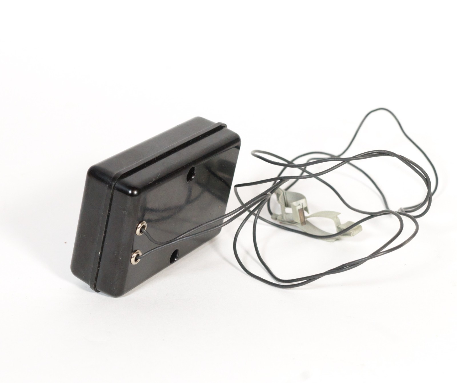 Vintage TinyTone Pocket Crystal Radio In Box w/LOTS of Original Paper * Works