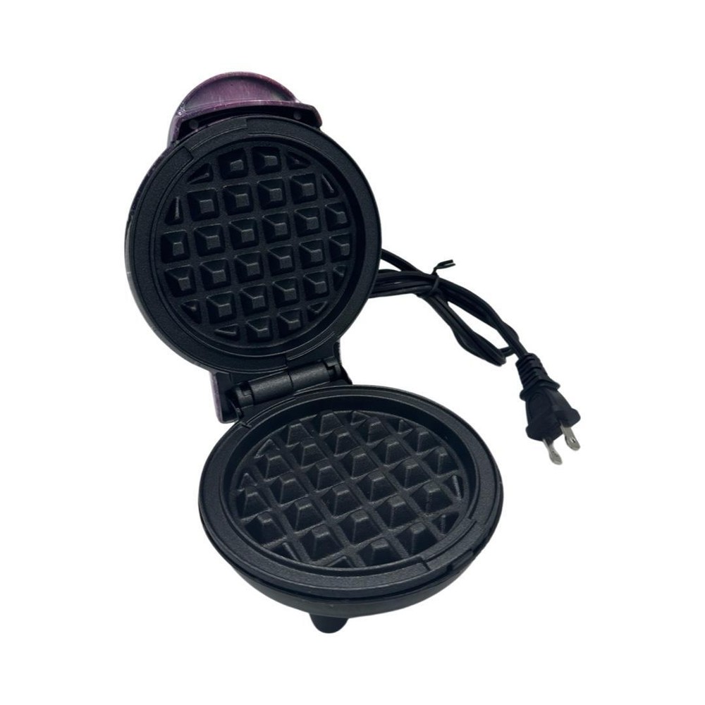 Dash Mini Waffle Maker Machine for Individuals, Purple Galaxy
