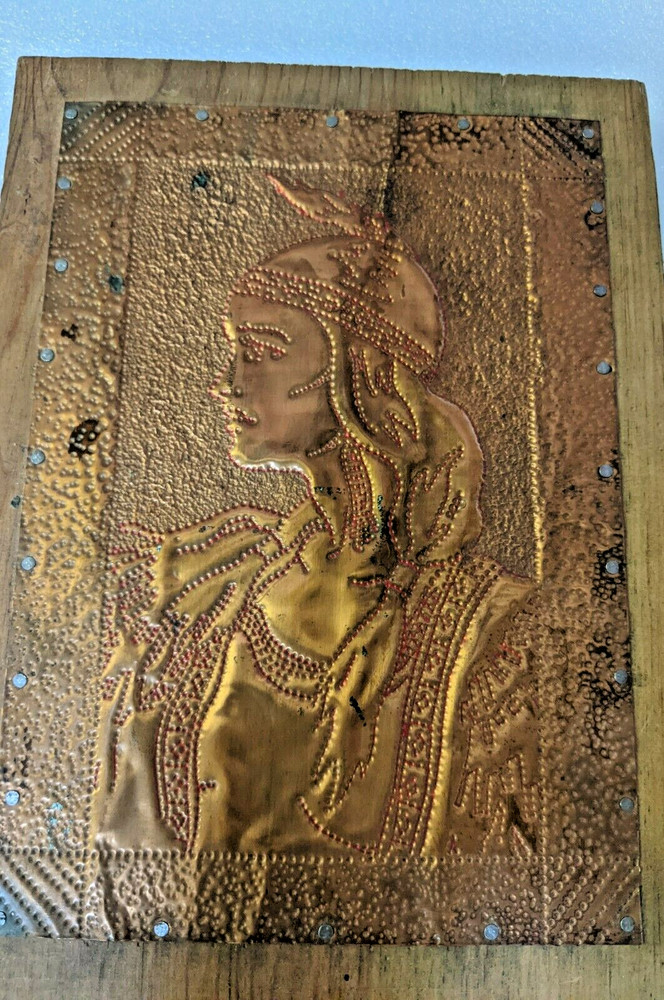 Copper Folk Art. Punch Prints