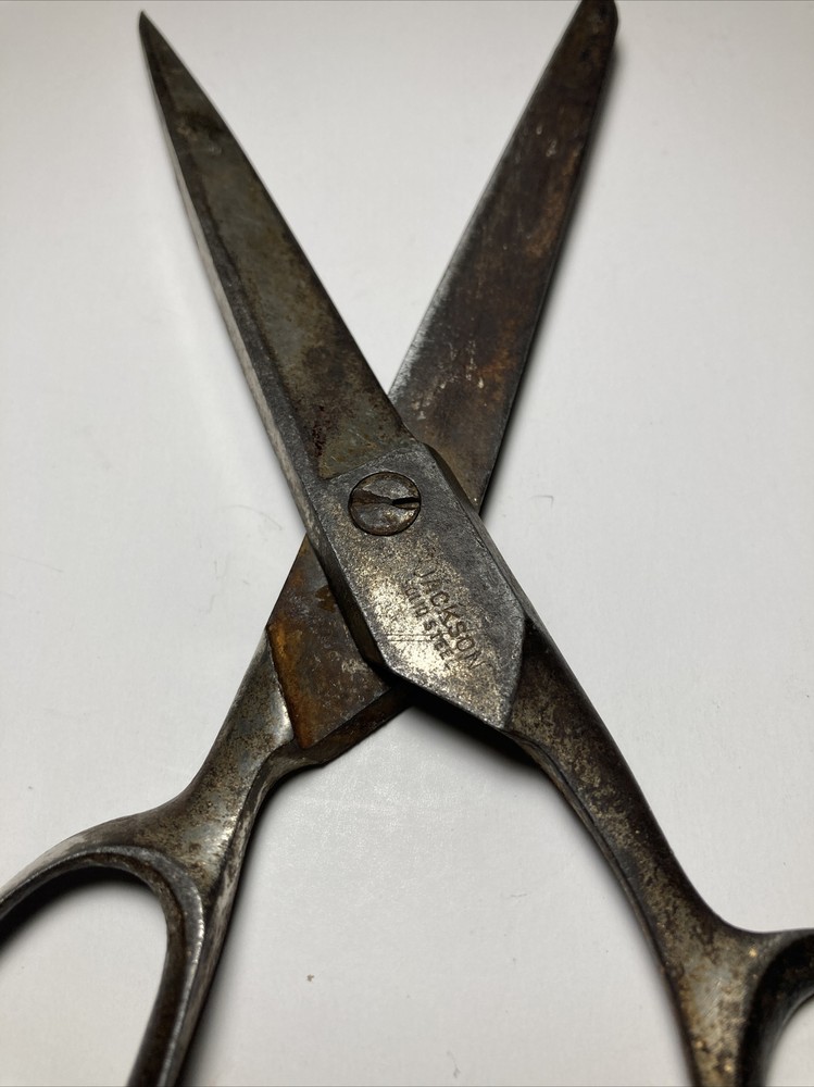 Vintage Jackson Solid Steel Sewing Tailor Dressmaker Scissors