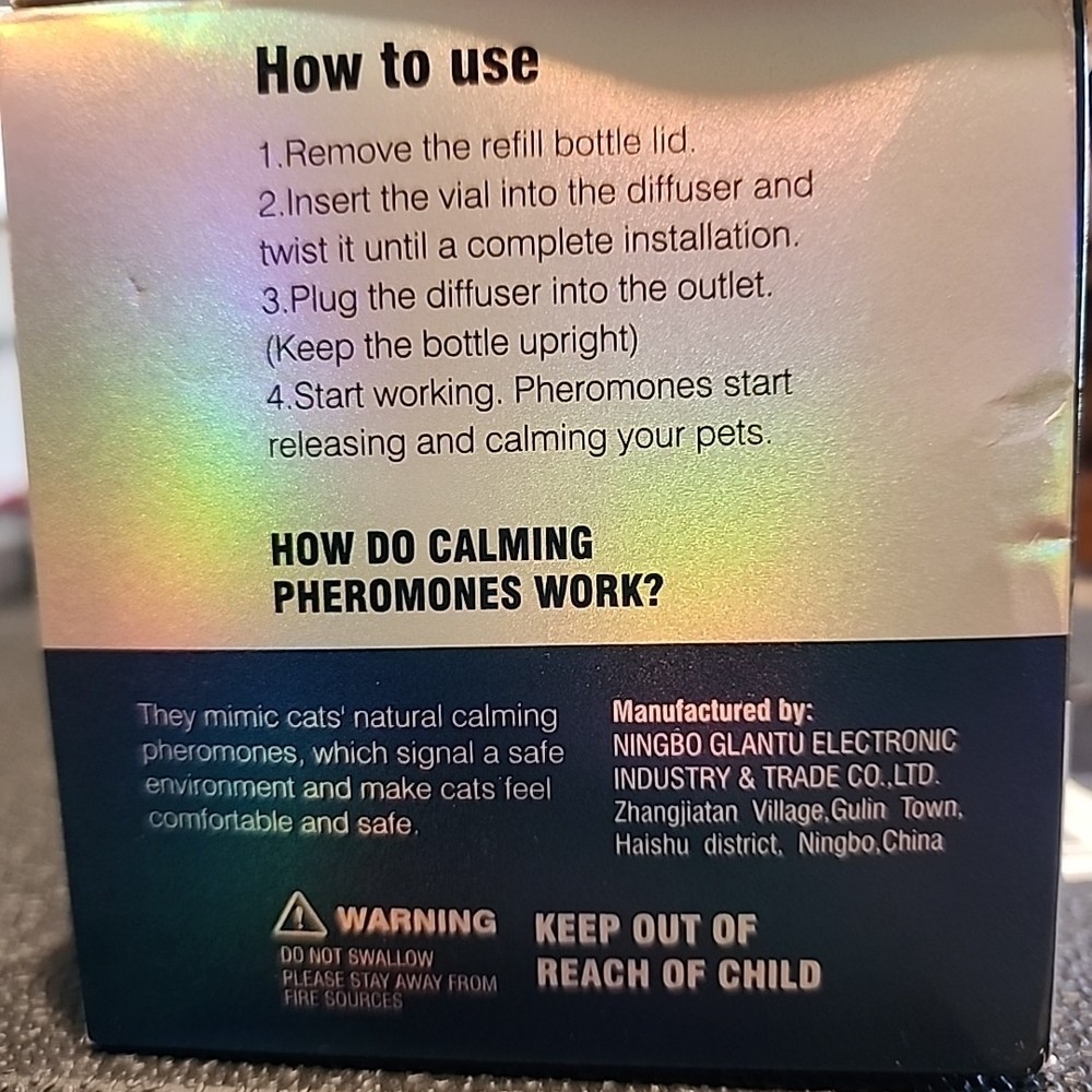 Cat Calming Diffuser 6 in 1 Multicat Pheromone Diffuser Pheromones to Calm