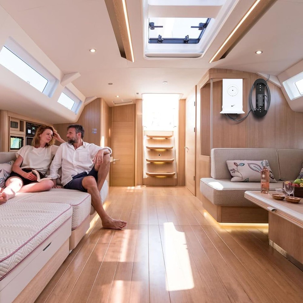 Durable Starlink Gen 3 Cable Management Solution, Wall Mountable - Black