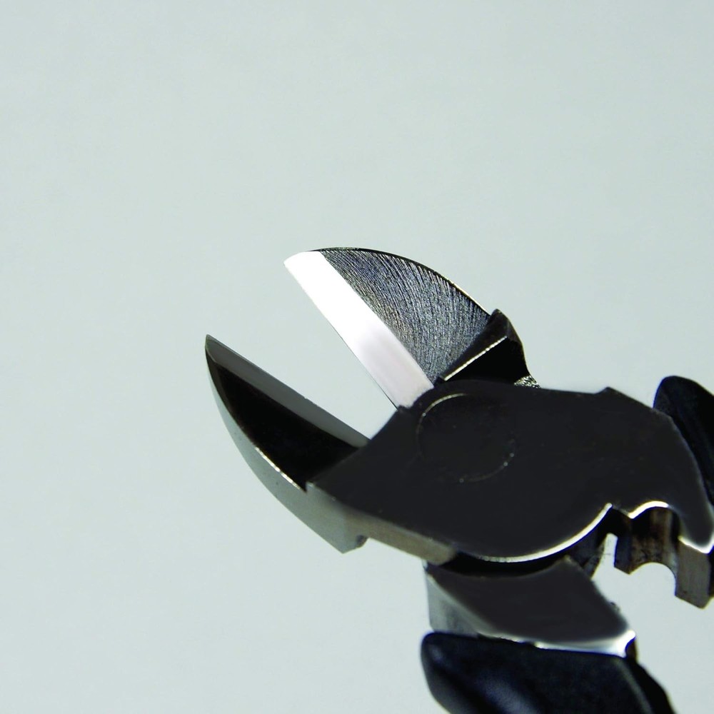 8" Diagonal Cutting Pliers - Alloy Steel, Thin Blades, Crimping Function
