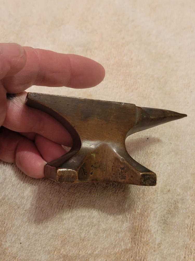 Antique Mini Brass Anvil