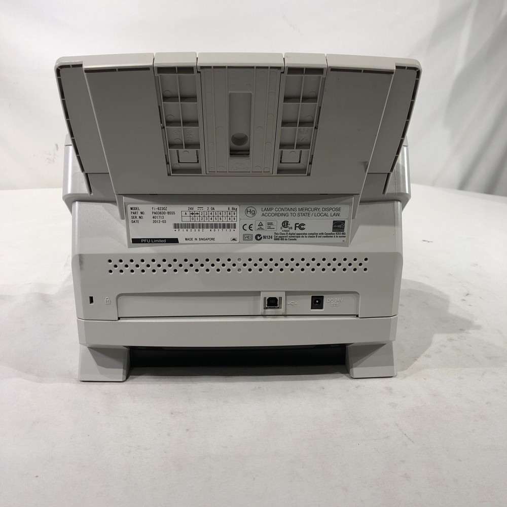 Fujitsu fi-6230Z Flat-Bed/ADF Document Scanner PA03630-B555- Untested