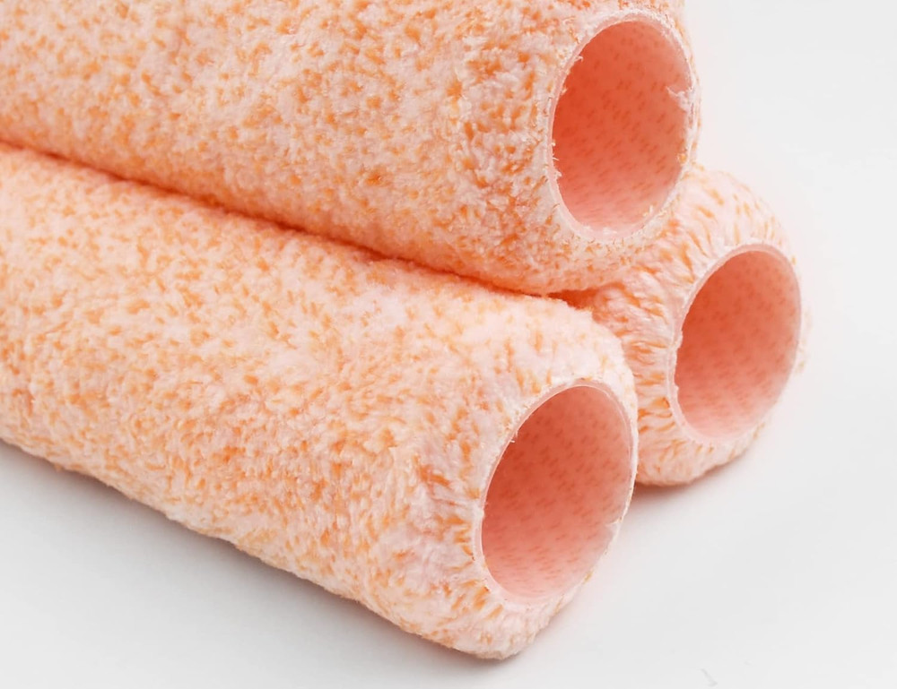 Paint Roller Covers 9 Inch - Woven Microfiber Roller Sleeves for Wall, Floor Pai