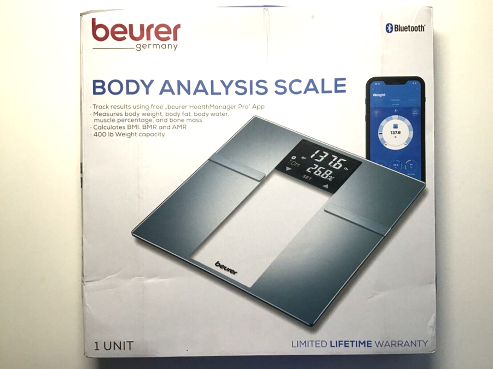 BEURER #BF720 BLUETOOTH SCALE - BODY ANALYSIS 400LBS CAPACITY