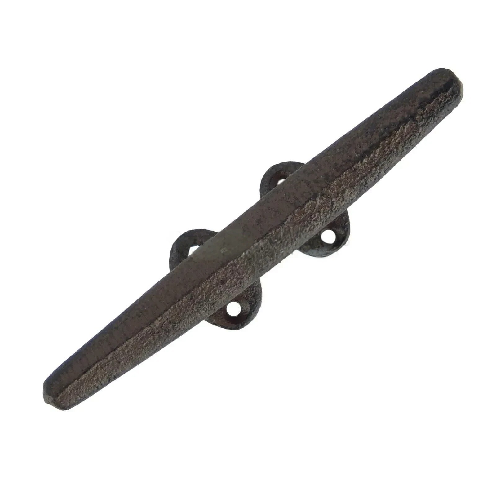 Set of 2 Cast Iron Boat Cleat Hooks – Nautical Dock Handles, Rustic 5"