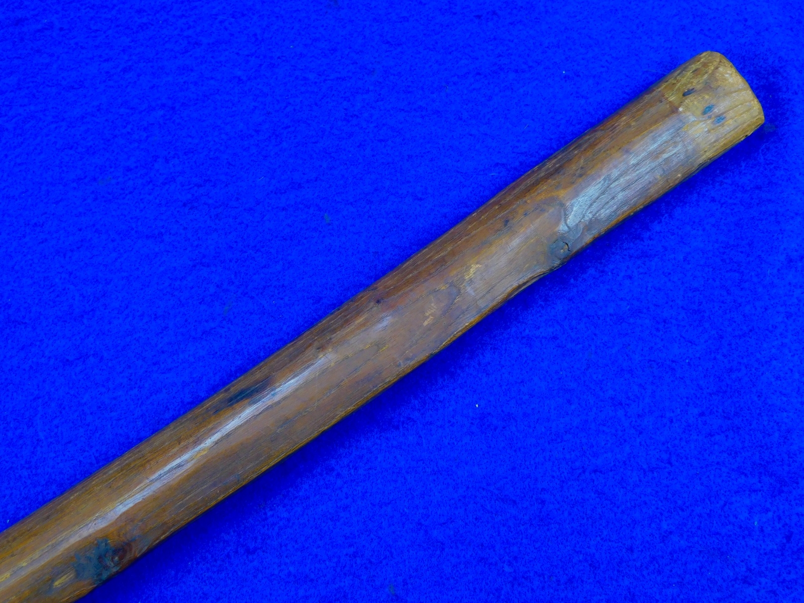 Antique Native American Indian Colonial Brass Head Trade Pipe Tomahawk Axe