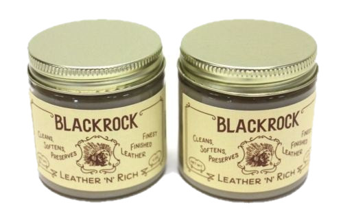 Blackrock Leather  'N'  RICH CLEANER, CONDITIONER and PROTECTOR   2 JAR PACKAGE