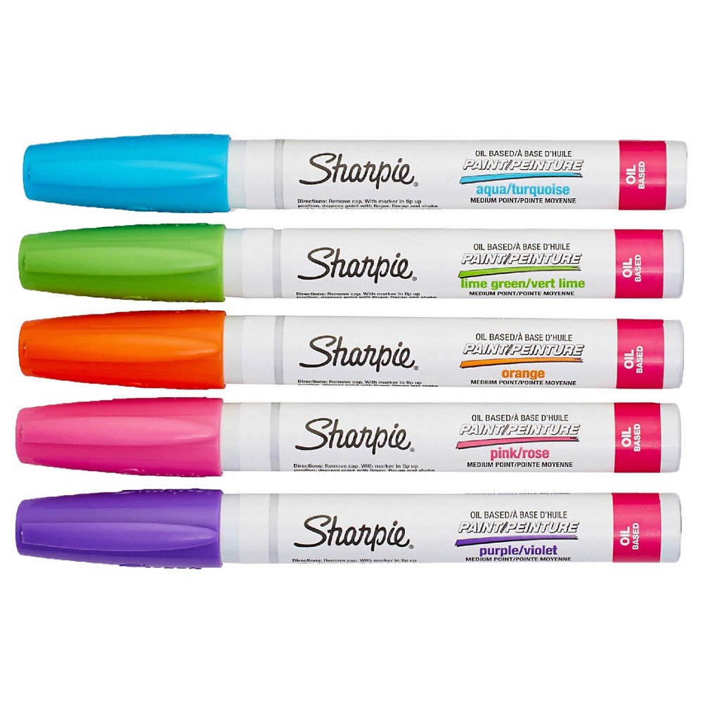 SHARPIE Oil Based Paint Marker,PK5 811DJ5