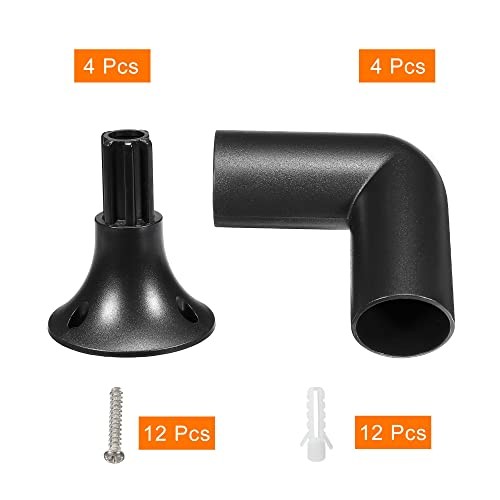 Solar Torch Light Base and Joint Kit Landscape Light Wall Mounting Kit for