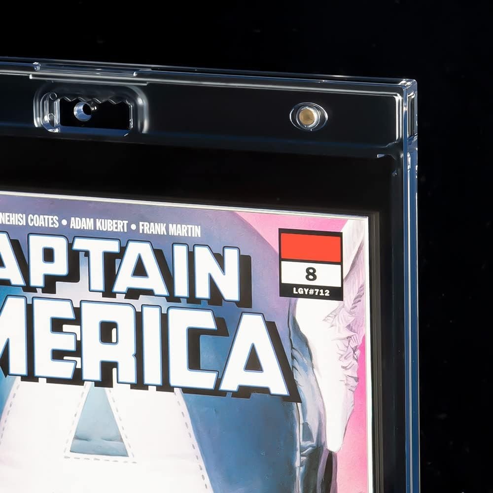 2ct Magnetic Comic-Book Display Cases - Crystal Clear One Touch Comic Book Ho...