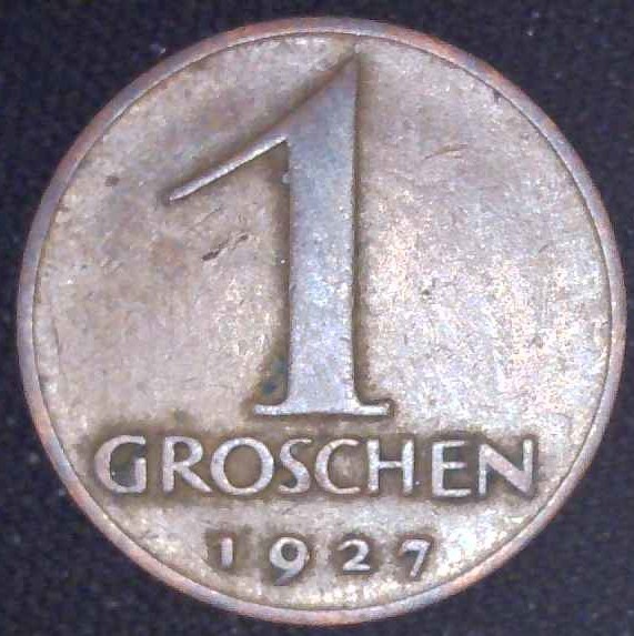 Austria - 1927 - 1 Groschen