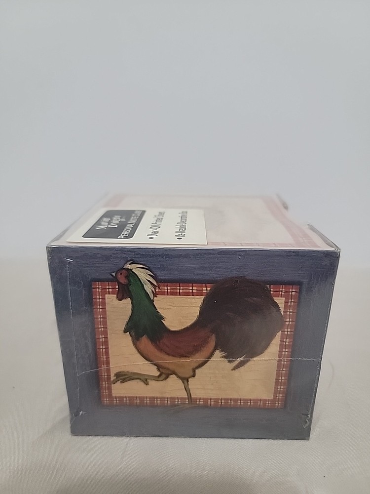 Martin Designs Personal Note Cube Over 400 Printed Sheets With Roosters 2003