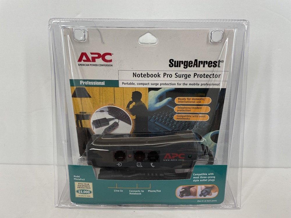 APC NOTEBOOK Surge Arrest Notebook Pro Surge Protector