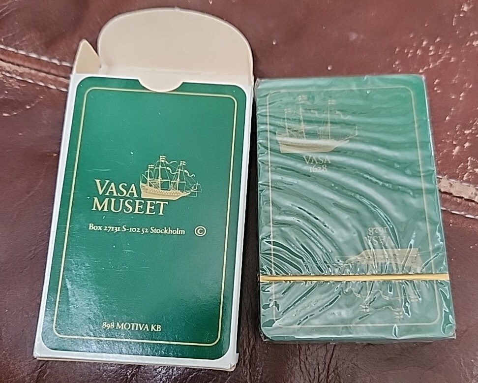Vasa Museet playing cards