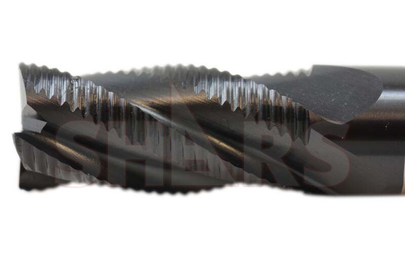 SHARS 3/4 x 3/4" Fine Tooth M42 8% Cobalt TiALN Roughing End Mill New !{