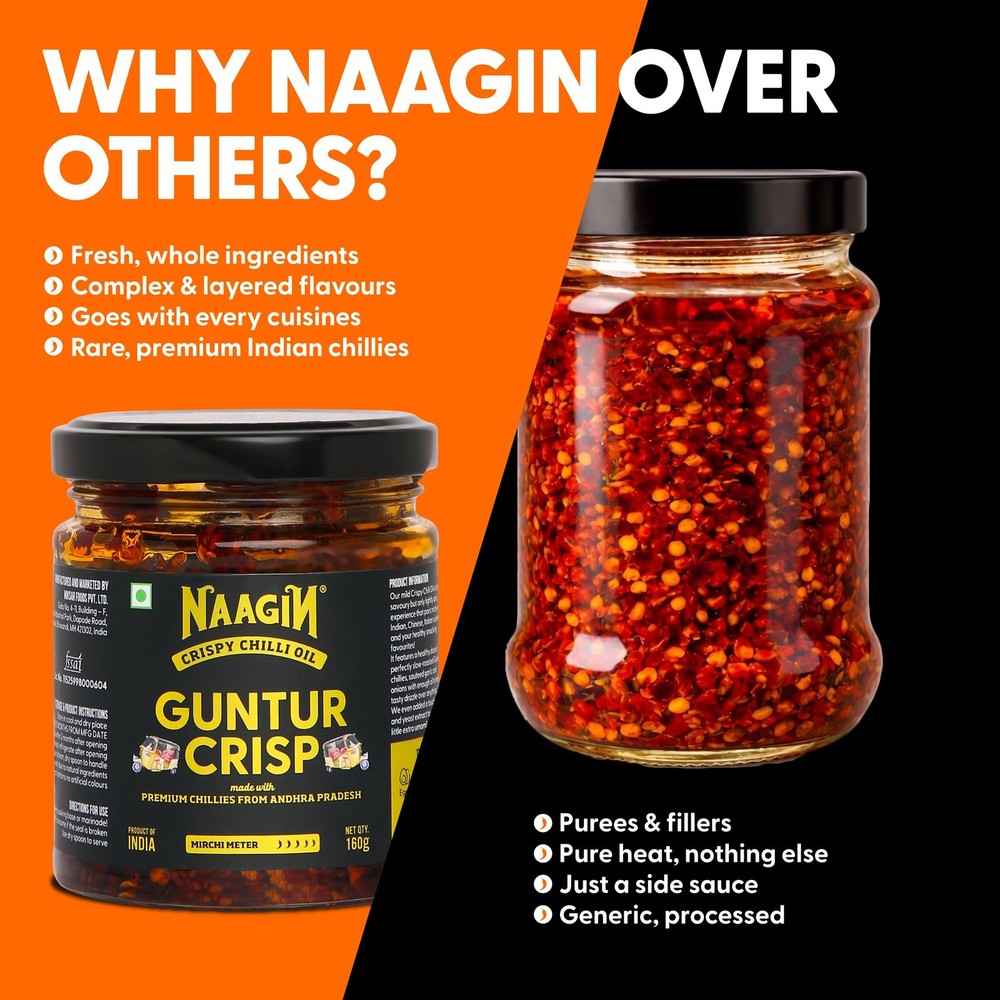 NAAGIN - Crispy Chilli Oil (140g)