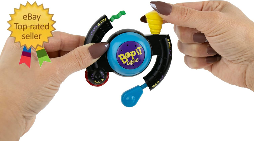 Compact Bop It Extreme - 4" (1 Pc.) Fully Functional Palm-Sized Electronic Game