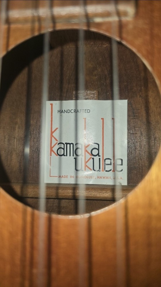 Kamaka White Label Soprano 4-String Koa Handmade Ukulele