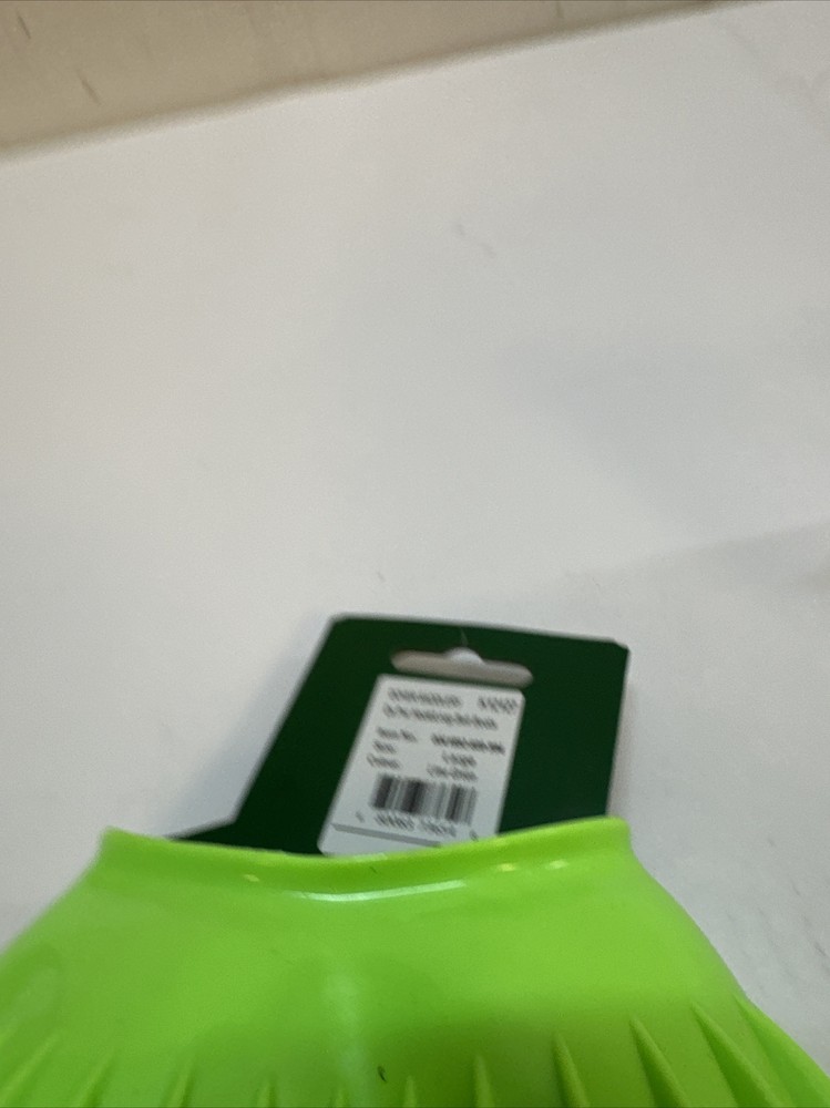 Dover Saddlery PVC Hook/ Loop Bell Boots Large Lime Green