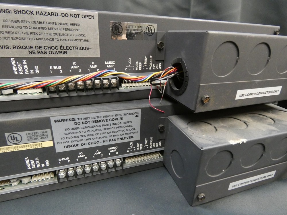 RAULAND MCZ300 Intercom/PA System - Control Unit, Casette Deck, Clock, 2 Amps