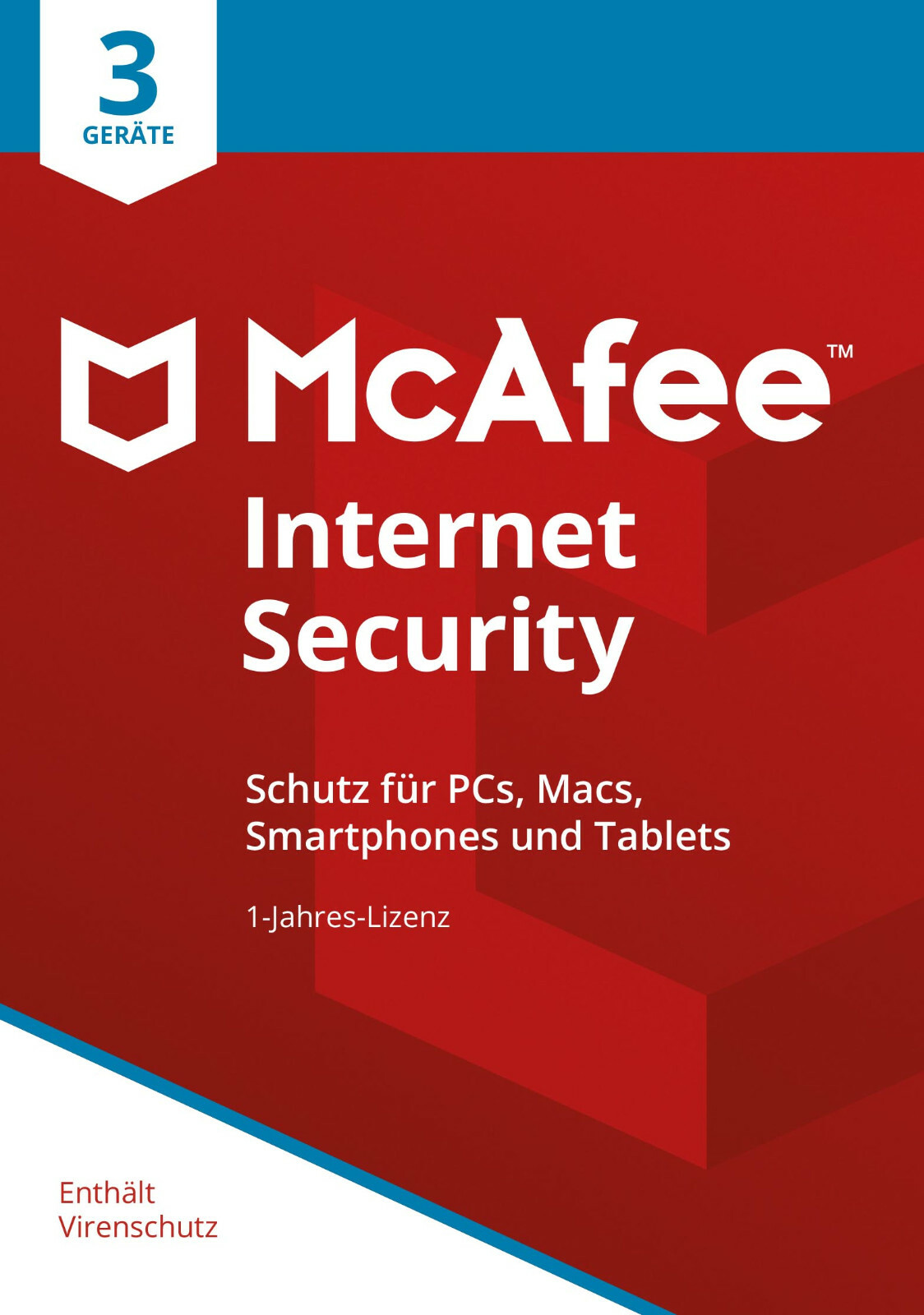 McAfee Internet Security 2026 3PC 1Year | FULL VERSION / Upgrade | UE DE License