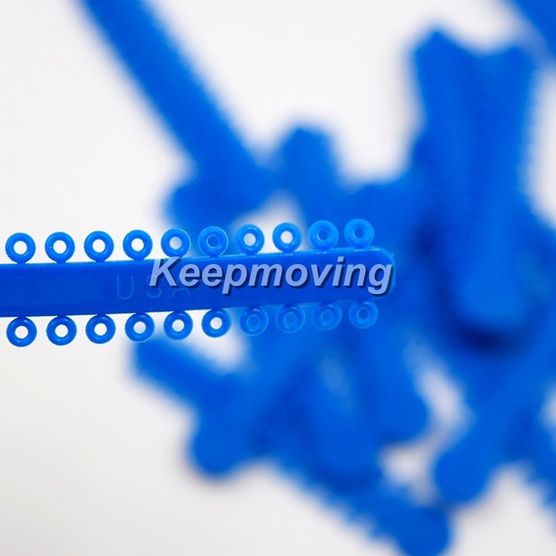 1040 Pcs/Pack Dental Orthodontic Ligature Ties Elastic Rubber Bands 44 Colors