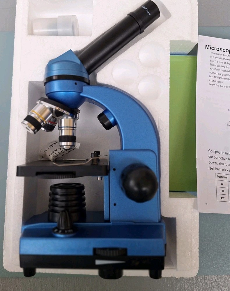 Microscope for Kids Beginners Children Student, 40X- 1000X Compound Microscopes