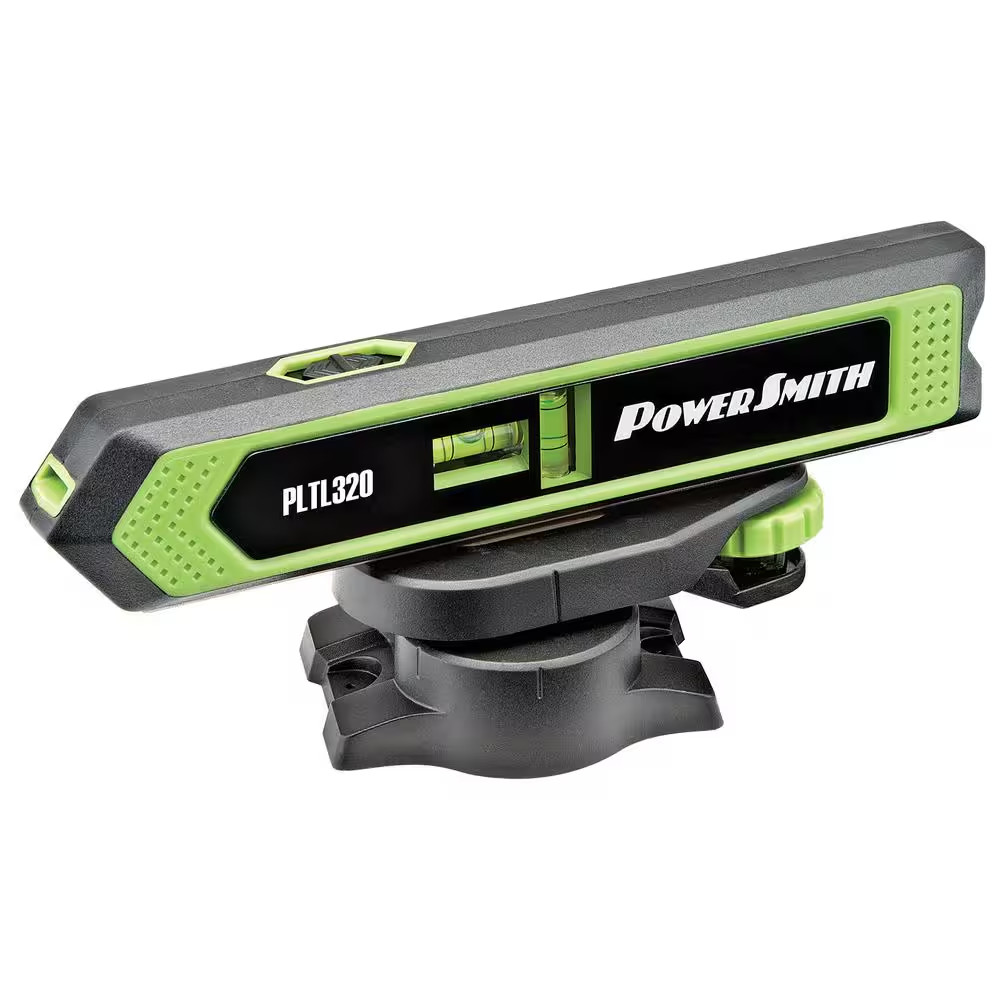 Torpedo Laser Level and Pointer with Magnetic Back, Mounting Base, 360° Rotation