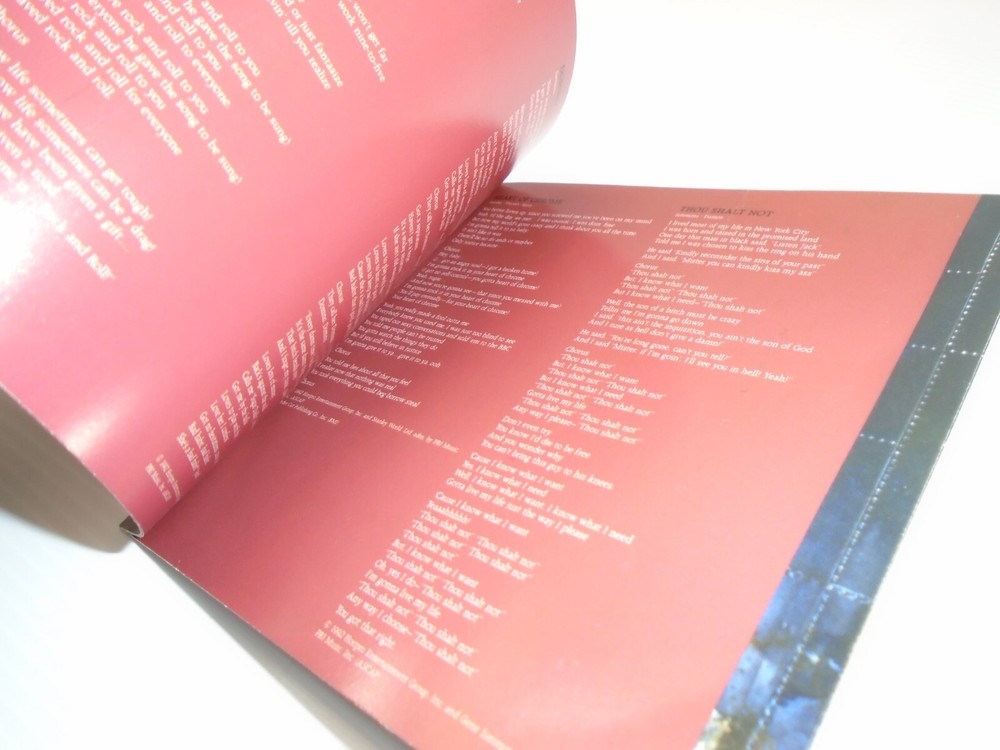 KISS ERIC SINGER BRUCE KULICK SIGNED AUTO AUTOGRAPHED CD BOOKLET - INSERT ONLY