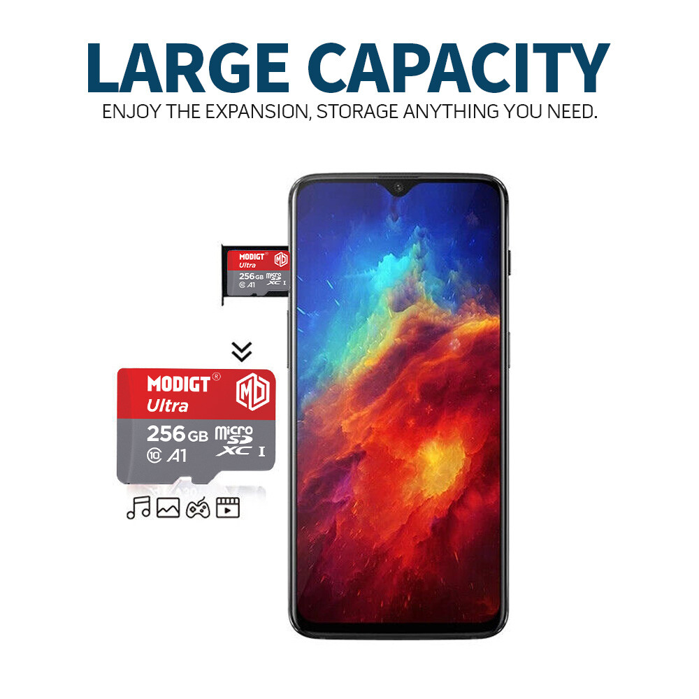 Micro SD Card Ultra Class 10 SDXC SDHC Memory Card for Dash Cams Android lot