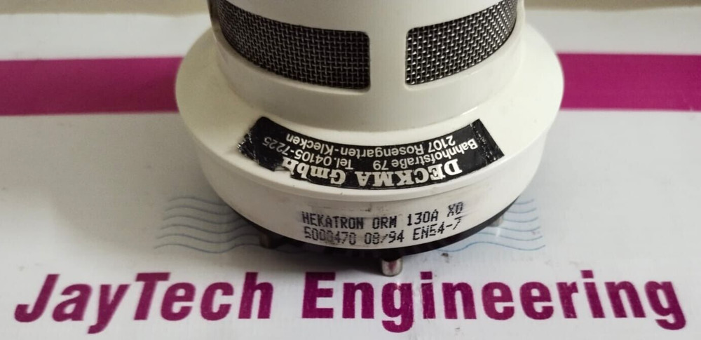 DECKMA Gmbh EN 54-7 HEKATRON ORM 130A Optical Smoke Detector