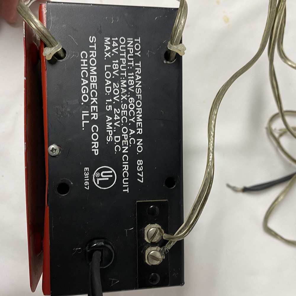 Homemade Stereo Speaker Distribution Panel Strombecker Raceways Transformer Case