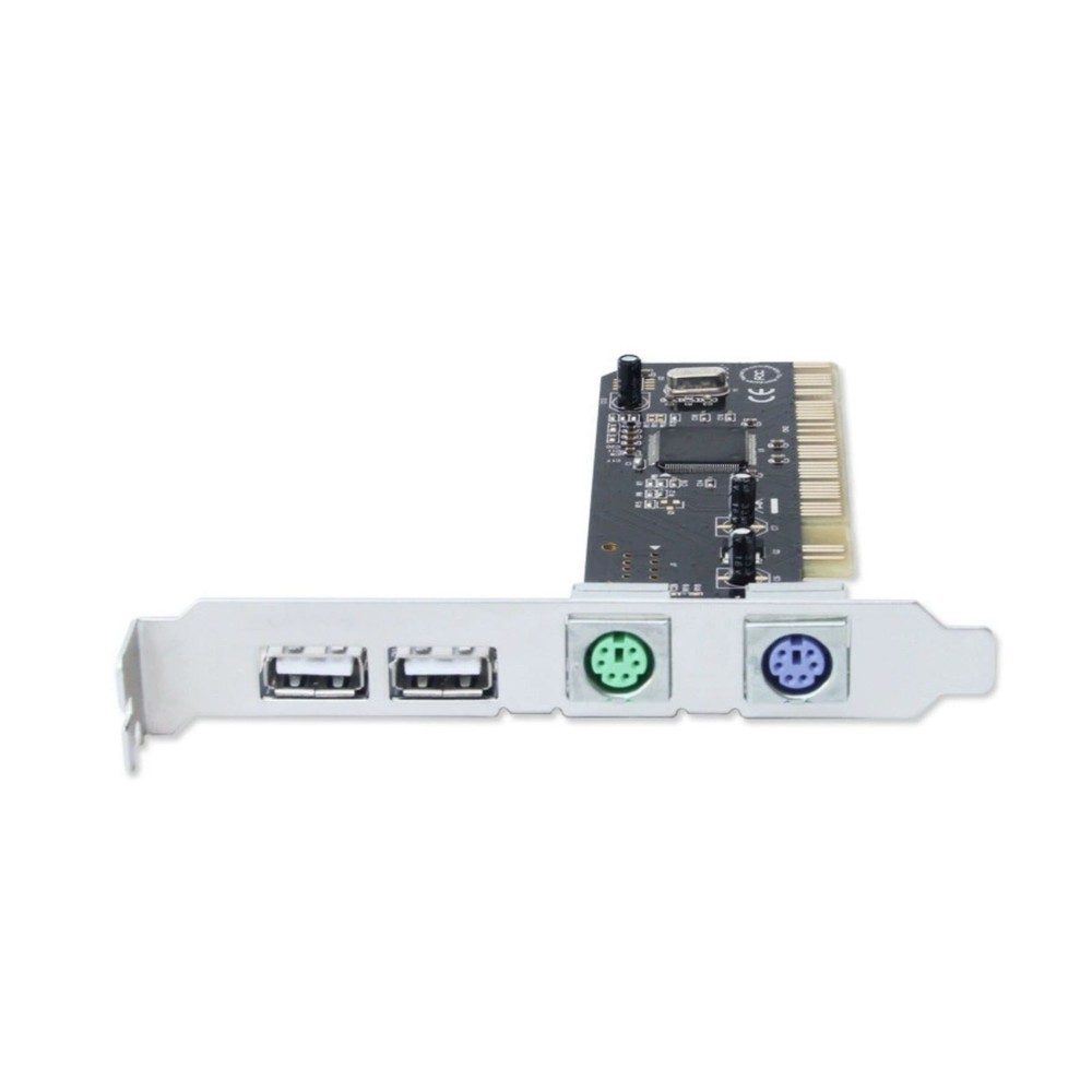 Multi-Interface PCI to PS2 PS/2 USB 2.0 For PC Keyboard Mouse Adapter Card