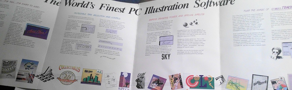 Add Flair! CorelDRAW! Brochure, 1990