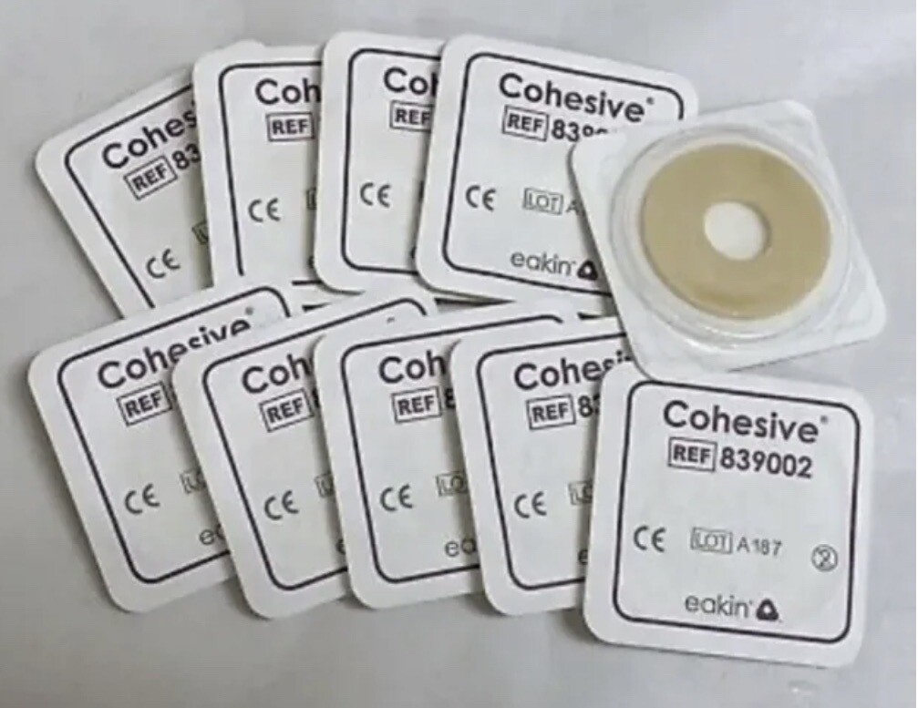 ConvaTec #839002 Eakin Cohesive Seals 2" Moldable Rings Pack of 10 Rings
