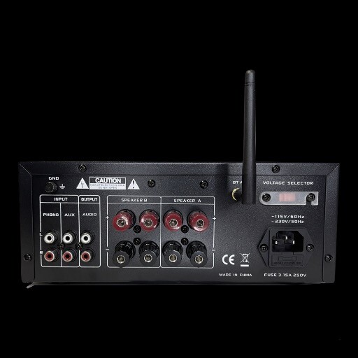 Delta Stereo Receiver w/ Record Player Input/Bluetooth Phono PREAMP DBP300 2-ch