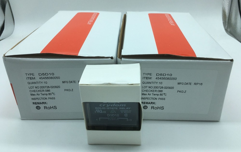 New and original Sensata - Crydom D5D10 Solid State Relay