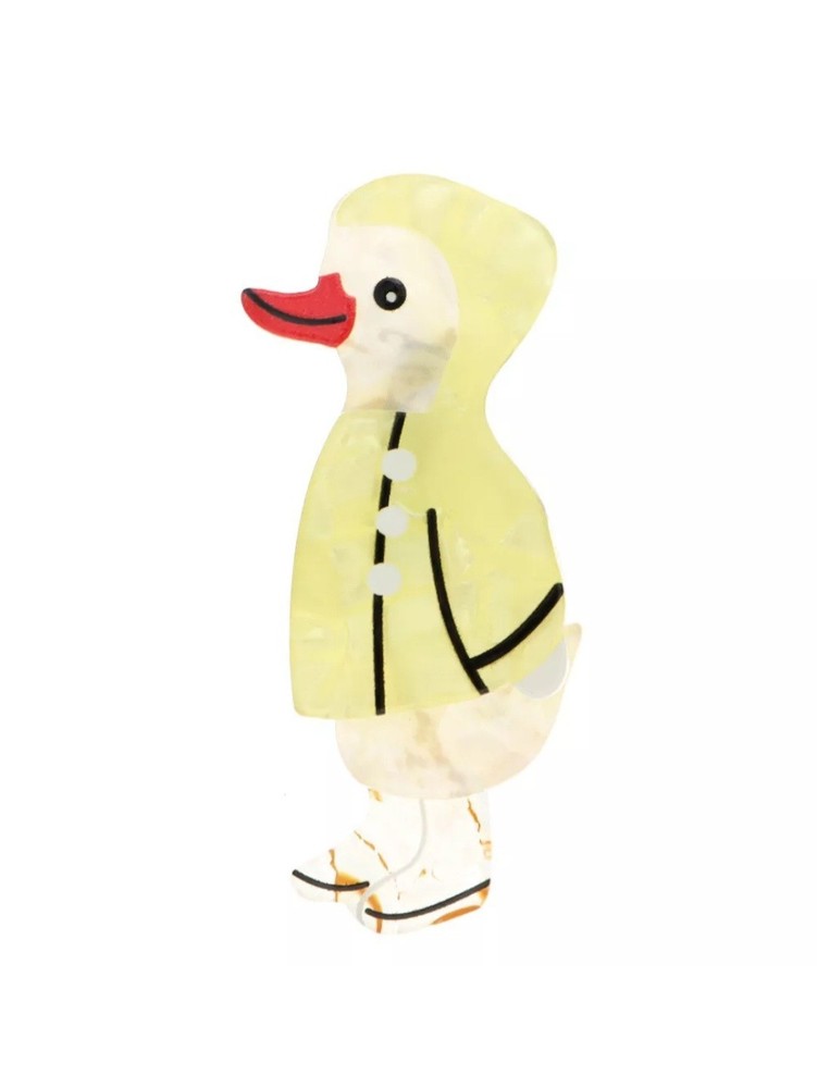 Acrylic duck brooch